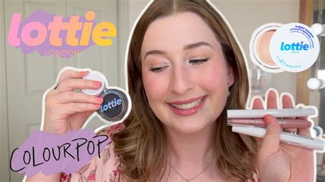 Trying New Makeup Lottie London And Colourpop Youtube