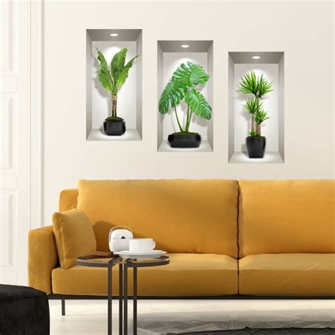 Set Autocolante D Pentru Perete Ambiance Banana Trees Bonami