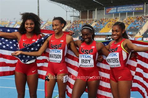 Team Usa Wins Womens 4x400m Gold At World U20 Championships Making