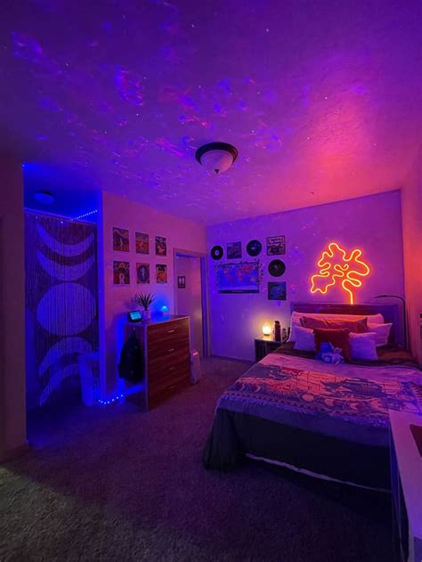 Neon Lights Bedroom Decor