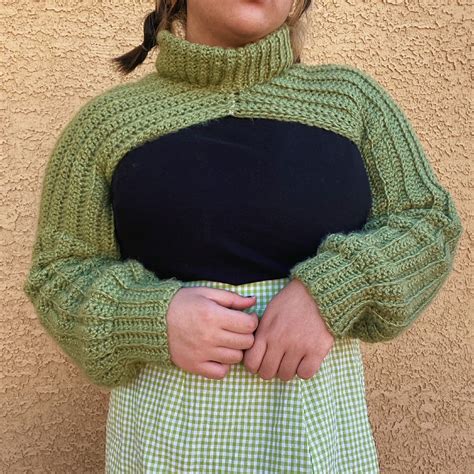 Shrug Crochet Pattern Crochet Sweater Etsy