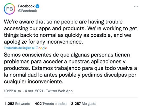 Esta Podr A Ser La Causa De La Masiva Falla De Facebook Instagram Y