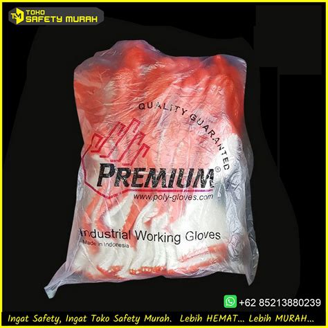 Sarung Tangan Lapis Karet Latex Premium Anti Slip Licin Industrial