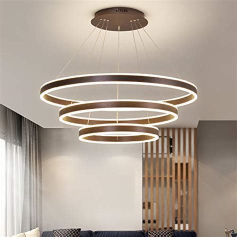 Buy Citra Light Rings Brown Modern Double Hanging Suspension Led