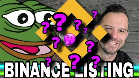 Pepe What Cz Says About Listing Pepe Coin On Binance Youtube