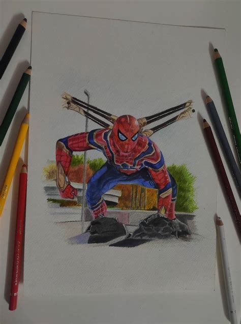 Iron spider by kankanart on DeviantArt