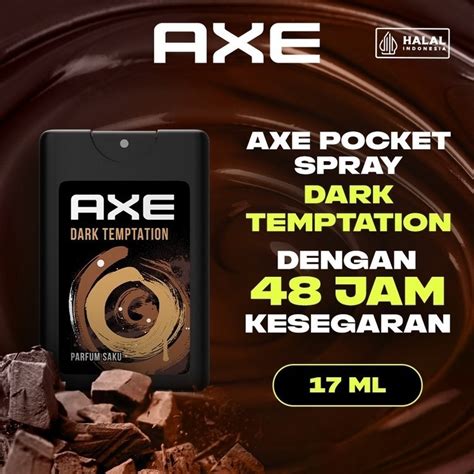 Jual AXE Deodorant Parfum Saku Dark Temptation 17 ML Shopee Indonesia