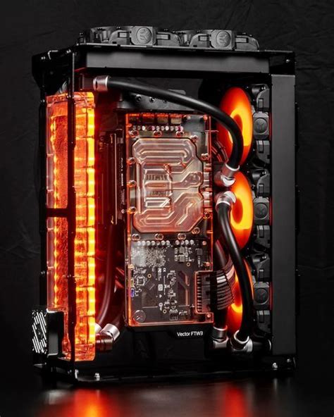 Calypso Custom Pc Gaming Build With Orange Lights