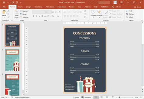 4 Steps To Create A Restaurant Menu In Powerpoint