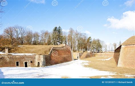 Josefov Fortress Jaromer Czech Republic Stock Image Image Of