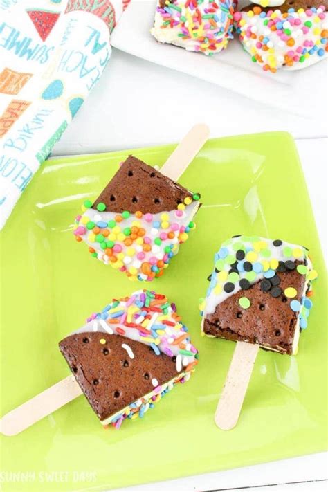 Mini Ice Cream Sandwich Pops » Sunny Sweet Days