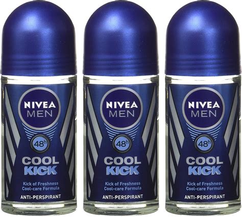 Nivea For Men Cool Kick Hr Anti Perspirant Roll On Deodorant Ml