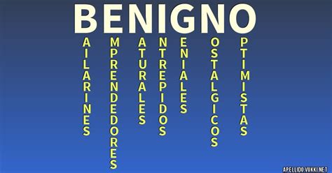 O Que Significa Benigno - Significado del apellido benigno - Significados de los apellidos