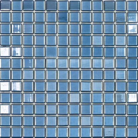 Dark Ocean Blue 1 X 1 Glass Tile 0936004m Vidrepur Mosaic Tile Aquablu Mosaics