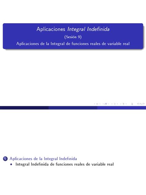 Aplicaciónes De La Integral Pdf Integral Derivado