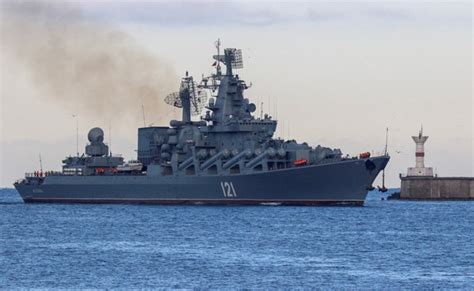 Russian Warship Sinks In Black Sea Ukraine Claims Successful Missile Hit