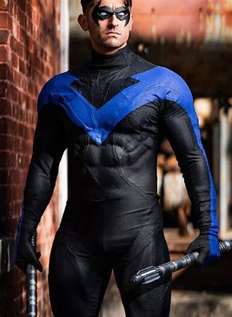 Mens Nightwing Halloween Costume