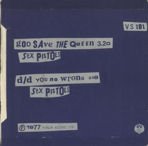 Sex Pistols God Save The Queen EX UK 7 Vinyl Single 7 Inch Record