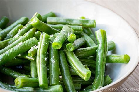 Microwave Green Beans | Love Food Not Cooking