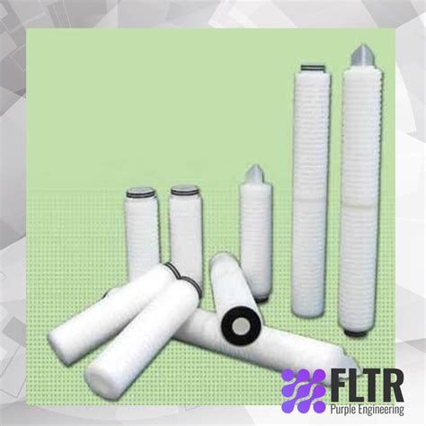 Gdh Hydrophilic Ptfe Membrane Pleated Filter Cartridges Fltr