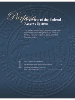 The Federal Reserve System Purposes Functions Section The