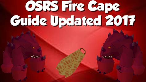 Osrs Fire Cape Guide For First Time Players Full Walkthrough Updated 2017 Youtube