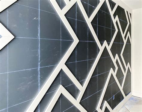 Geometric Accent Wall - Home Decor Design and Installation — DAVID C PETR