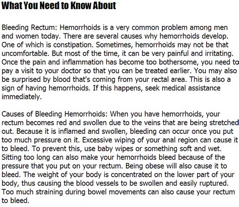 What causes Hemorrhoids - How Do You Get Hemorrhoids