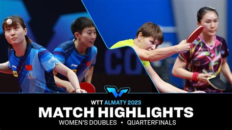 Nina Mittelham Xiaona Shan Vs Fan Siqi Liu Weishan Wd Qf Wtt