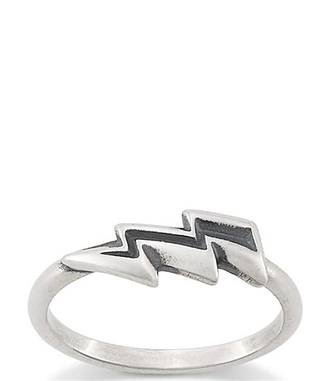 James Avery Sterling Silver Lightning Bolt Ring Dillards