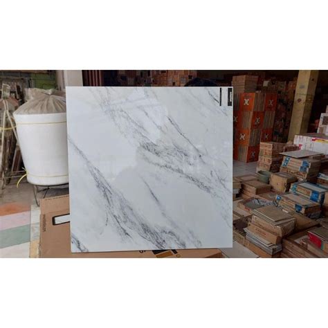 Jual New GRANIT LANTAI 60x60 PUTIH MOTIF MARMER CARARA MARBLE PERDUS