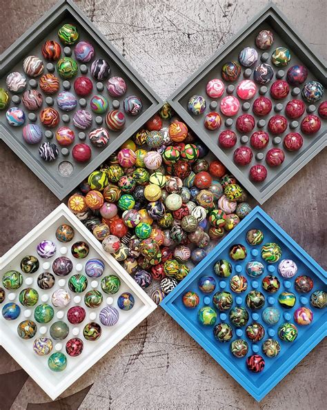 10 Handmade Marbles Random Selection Deal Etsy In 2020 Handmade Art