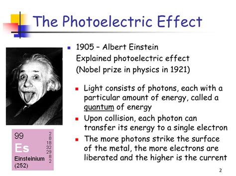 Ppt The Photoelectric Effect Powerpoint Presentation Id1710280