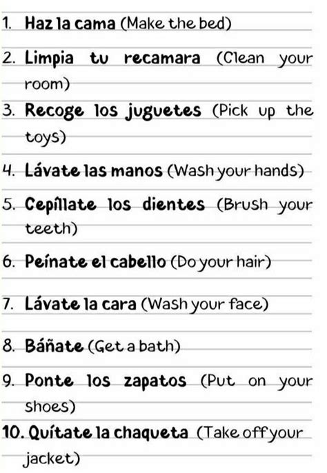 Pin by Maria Gomez Montemayor on INGLÉS Basic spanish words Learn