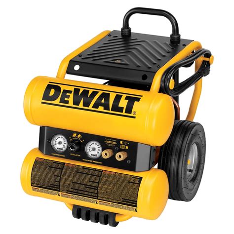 DEWALT 4 Gallon Portable Electric Twin Stack Air Compressor At Lowes