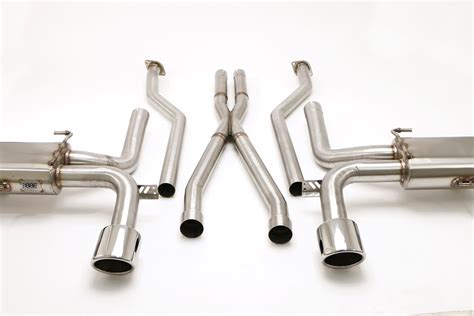 Cadillac CTS-V Coupe Cat Back Exhaust System with X-Pipe (Round Tips) # ...