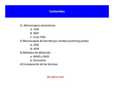 Solution Nanomateriales T Cnicas De Visualizaci N Studypool