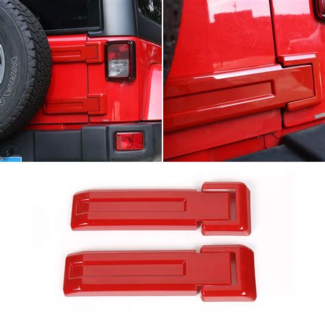 Tailgate Hinge Cover Spare Tire Rear Door Trim For Jeep 44 Off