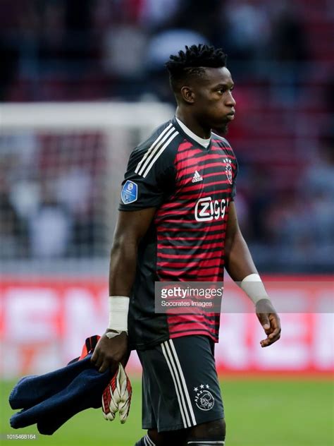 Andre Onana of Ajax, disappointed after the game during the Dutch ...