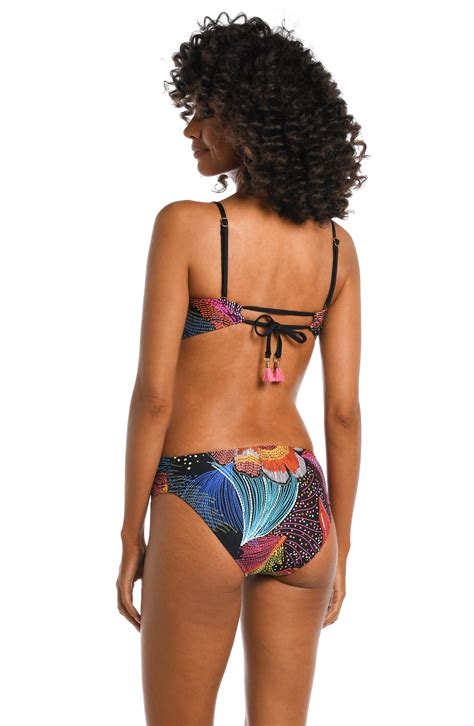 Sunlit Soiree Twist Bandeau Bikini Top Final Sale