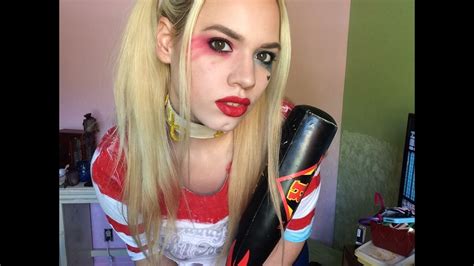 Affordable Harley Quinn Halloween Makeup Tutorial Alicia And Abby