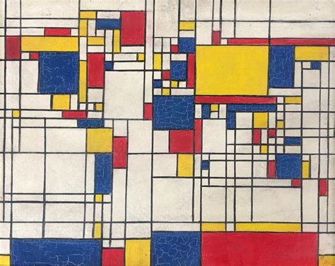 Piet Mondrian Dutch 1872 1944 Oil On Canvas Board