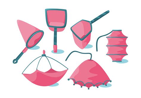 Fishing Net Vector Set 129585 Vector Art at Vecteezy