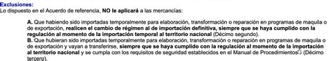 Anteproyecto Conamer Acuerdo Que Establece Las Mercanc As Cuya