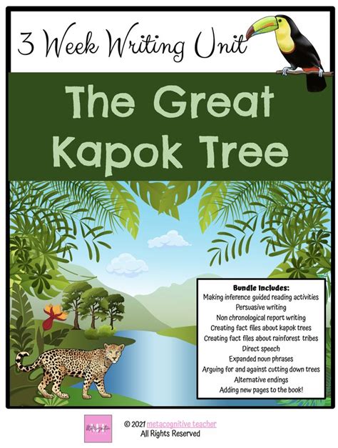 Great Kapok Tree Mentor Text Week Writing Unit Book Companion