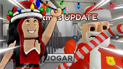 Roblox Escape Do Papai Noel Malvado Youtube