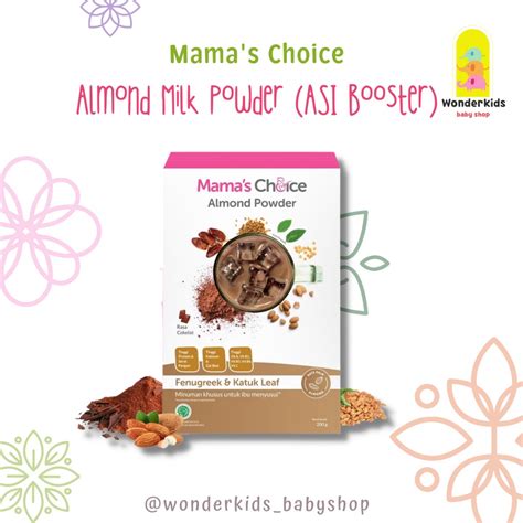 Jual Mama S Choice Almond Milk Powder Asi Booster Shopee Indonesia