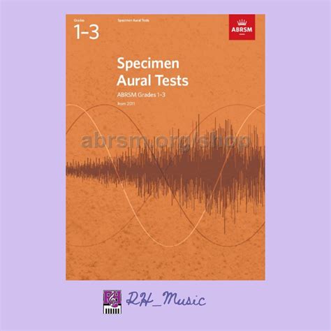 ABRSM Specimen Aural Tests Grades 1 3 Shopee Philippines