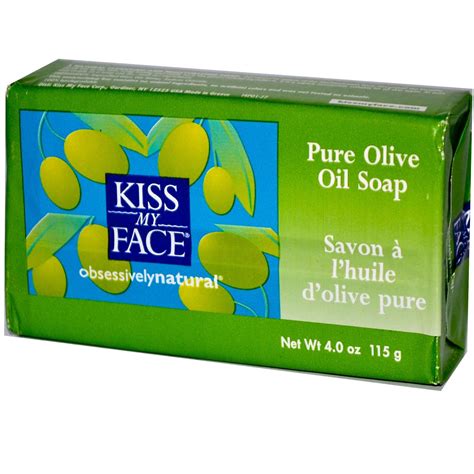 Kiss My Face Pure Olive Oil Soap Fragrance Free 4 Oz 115 G Pure Olive Oil Olive Oil Soap