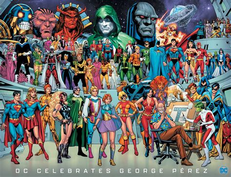 dc comics celebrates  legacy  george perez  june comicon